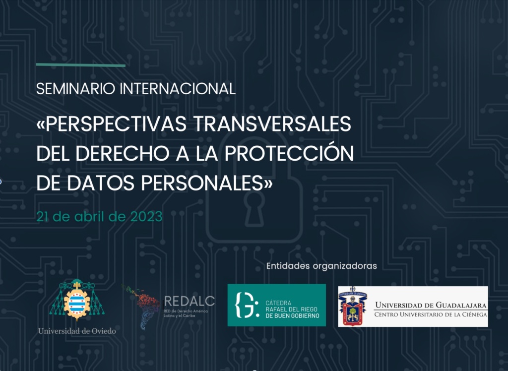 Programa | cartel: PERSPECTIVAS TRANSVERSALES DEL DERECHO A LA PROTECCIÓN DE DATOS PERSONALES