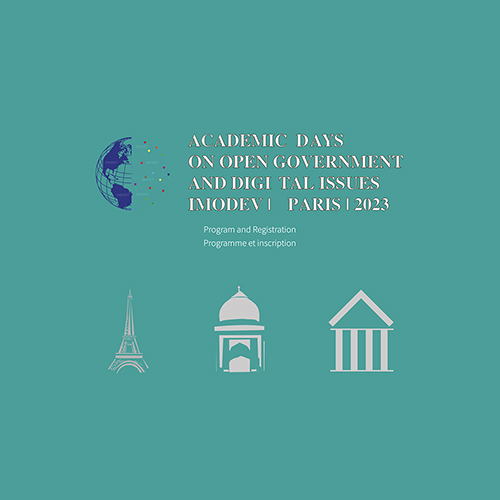 DETALLE Academic Days On Open Government and Digital Issues IMODEV | Paris | 2023